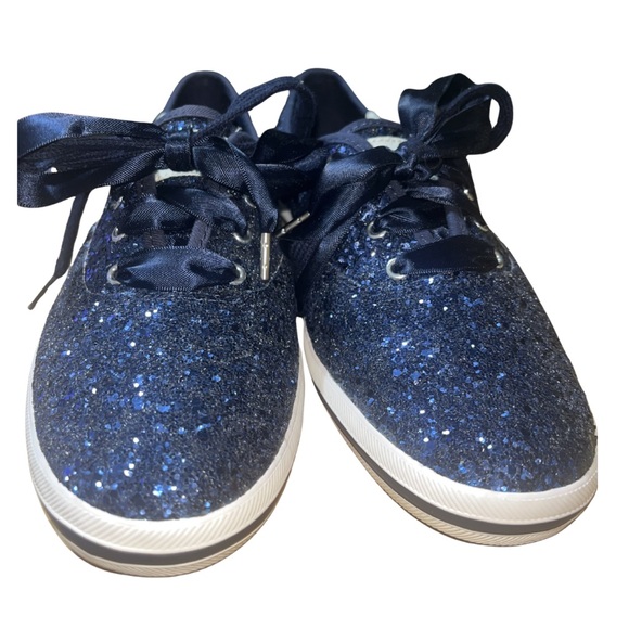 Keds X Kate Spade Shoes - Keds x Kate Spade Champion Navy Glitter Sneakers - Size 8.5